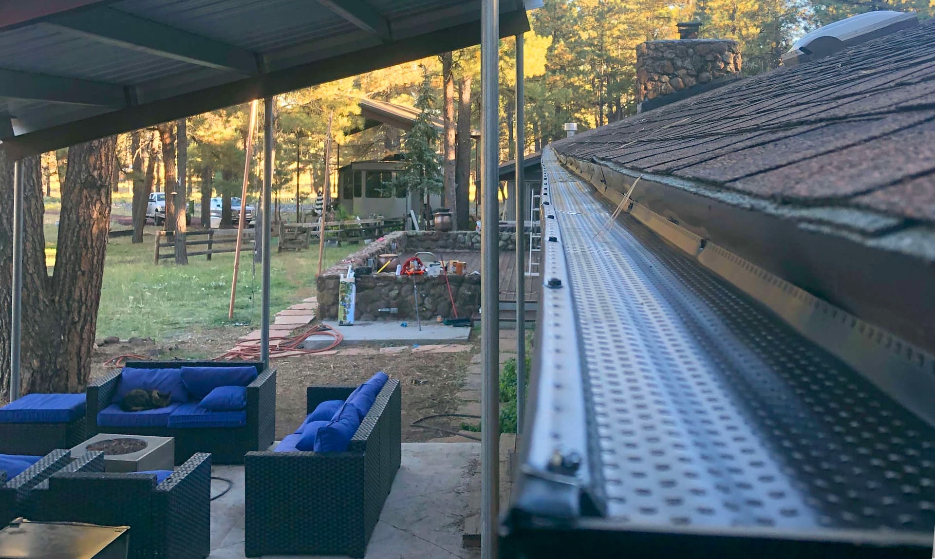 Gutter work by ACME Gutter Co. in Flagstaff, AZ